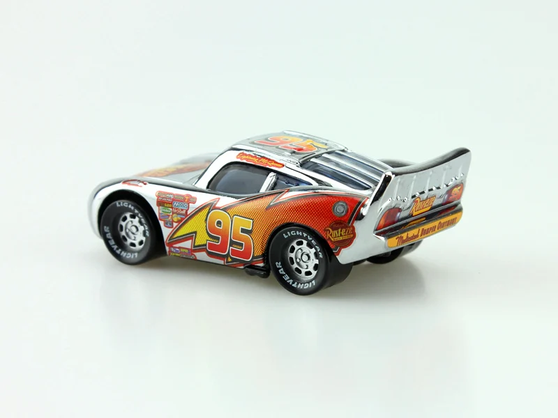 Disney Pixar Автомобили серебрение Mcqueen 1:55 Масштаб Diecast металлического сплава Modle Симпатичные игрушки для детей Подарки аниме мультфильм Цифры