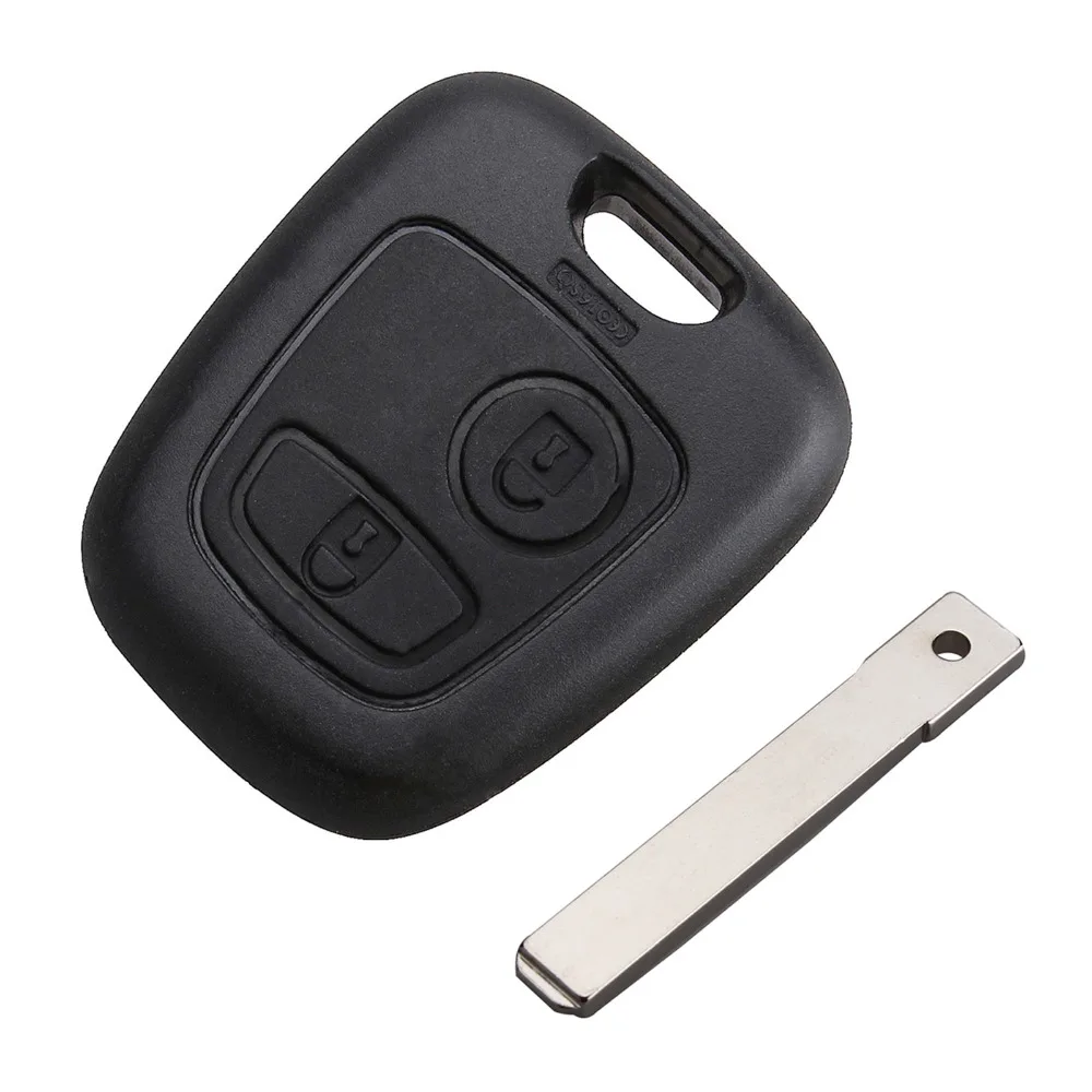 2 кнопки Uncut Клинок удаленного ключа автомобиля Наклейка на машину чехол для CITROEN C1 C2 C3 C4 C5 C8 Xsara Пикассо дистанционного оболочки