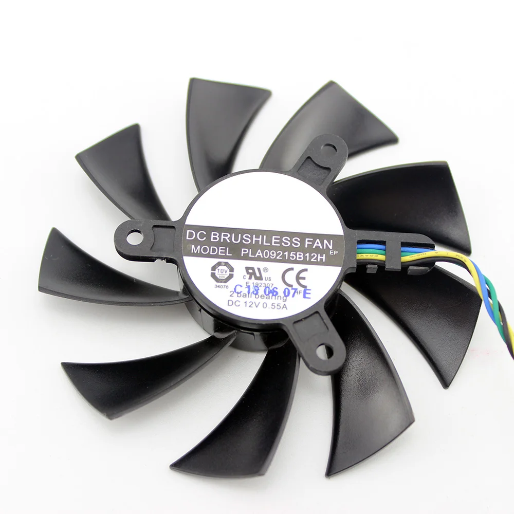 Новый Кулер PLA09215B12H 12 В 0 55a с 4 проводами и контактным кулером для MSI N460GTX N560GTX 570 580GTX