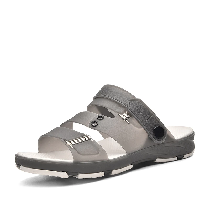 Baledly/Новинка; летние мужские сандалии; пляжная дышащая прозрачная обувь; большие размеры; мужские шлепанцы для мужчин