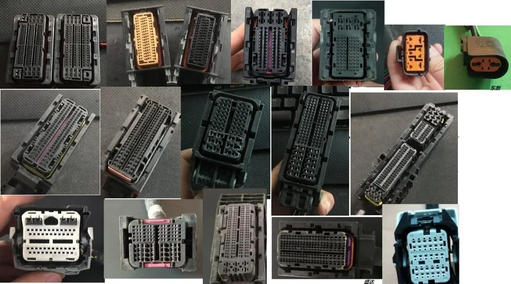 

Automotive connector FOR Engine computer board plug diesel common rail engine computer board harness connector ABSpump plugUSED