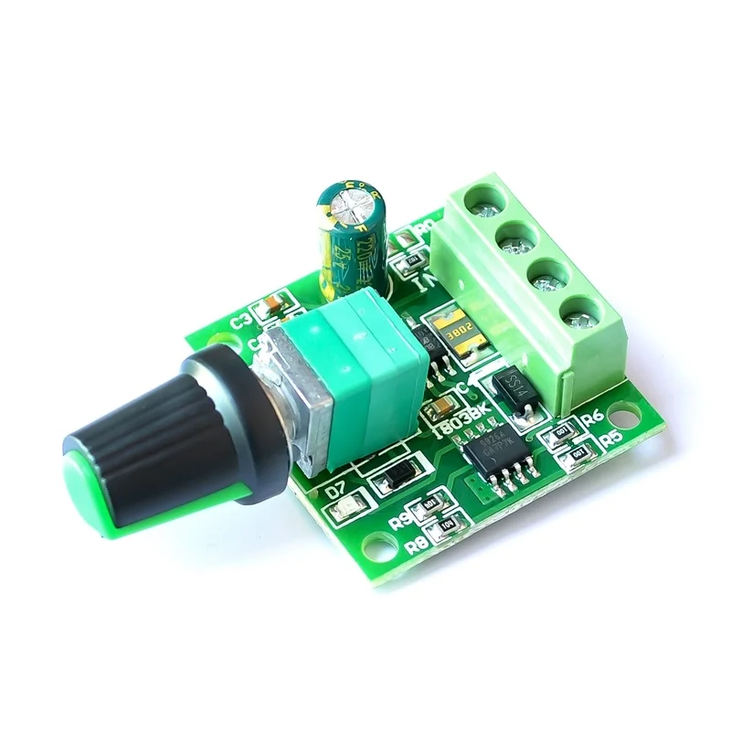 NEW 1pcs PWM DC motor speed regulator 1.8V 3V 5V 6V 12V 2A speed regulator switch function 1803BK