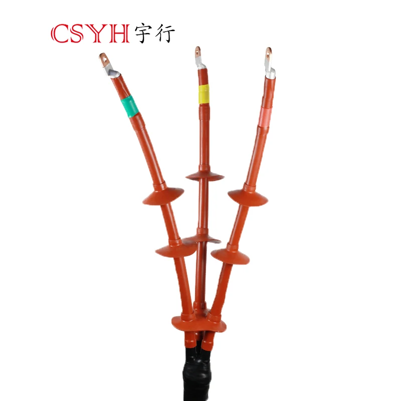 

CSYH Thermal Shrinkage Cable Terminal Accessories 10kV Three - Core / Single - Core Indoor Outdoor Thermal Shrinkage Terminals C
