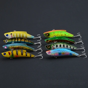 

8Pcs/Lot Boutique VIB Vibrate Fishing Lures 9cm/26.5g Crankbait Artificial Hard Baits Treble Hooks Fishing Tackle Jerkbait