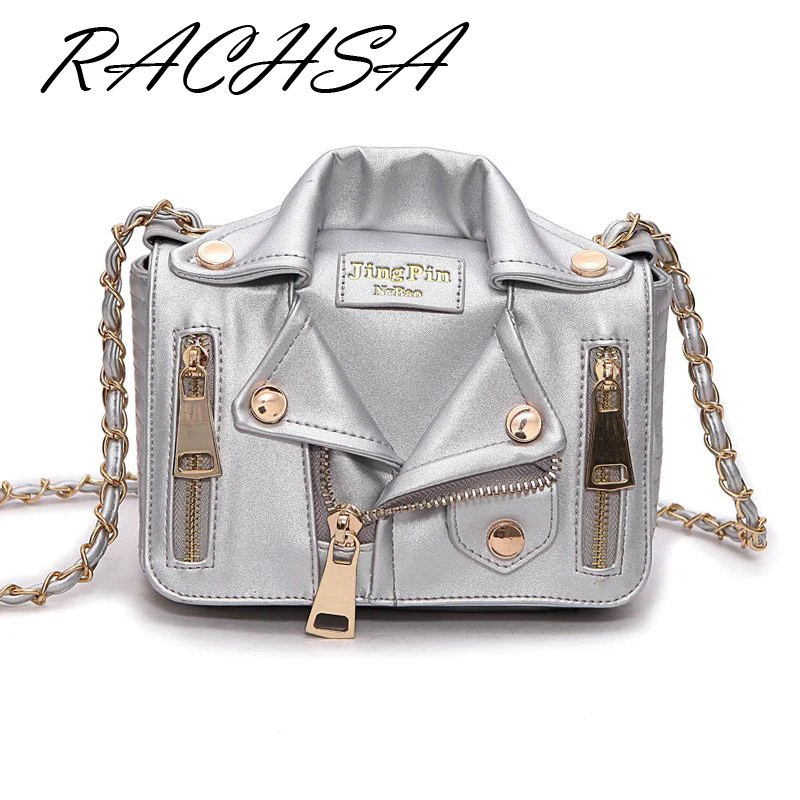 2018 новая крутая сумка через плечо для женщин в форме панк мотоциклетная