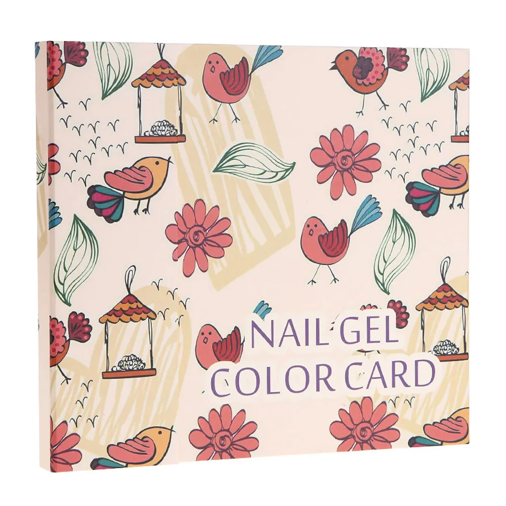 

Gel Nail Polish Display Box 120 Color Model Salon Shop Dedicated Card Chart F912