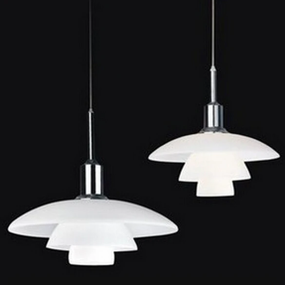Стеклянная Подвесная лампа молочного цвета для ресторанов и спальни|lamp pendant|pendant