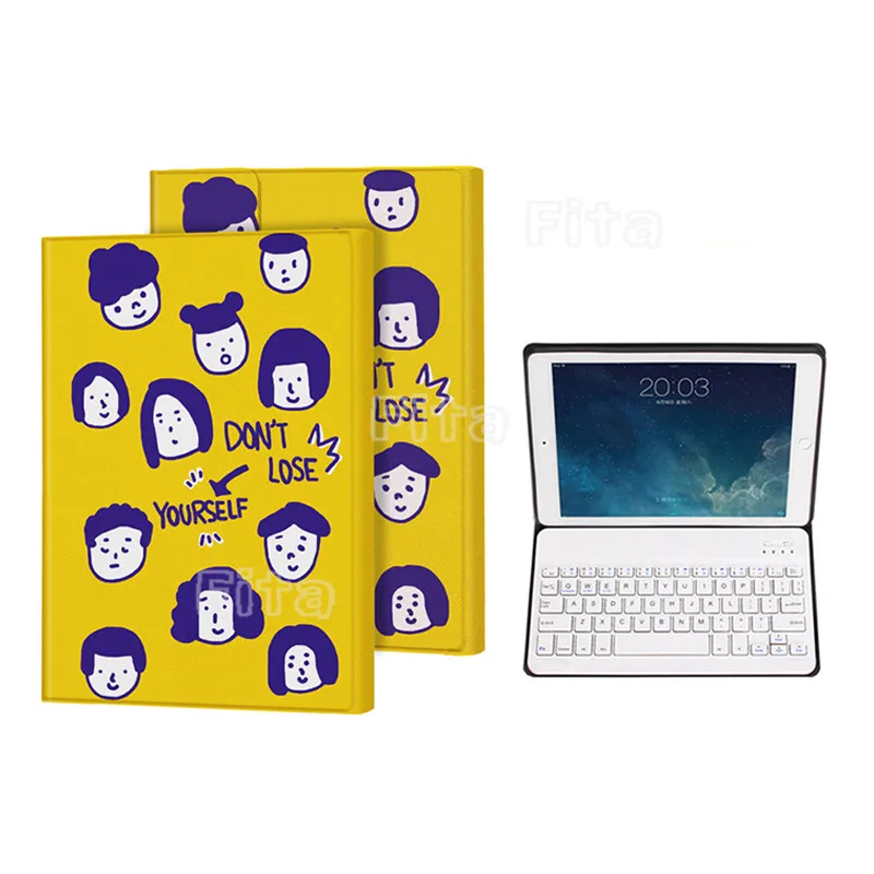 

New Stand For iPad air 1 2 Keyboard Bluetooth Bracket PU Case For iPad Air 1 2 Keyboard Case Silicon Wireless Cover