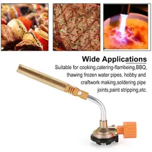 Медный пламенный пистолет газовая горелка-пистолет чайник Зажигалка Ручная горелка для разжигания огня газовая горелка для наружного барбекю кемпинга пикника