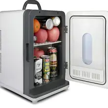 Автомобильный холодильник 18L 12 V 220 V мини-домашний автомобильный холодильник для общежития холодильник для автомобиля холодильник для авто