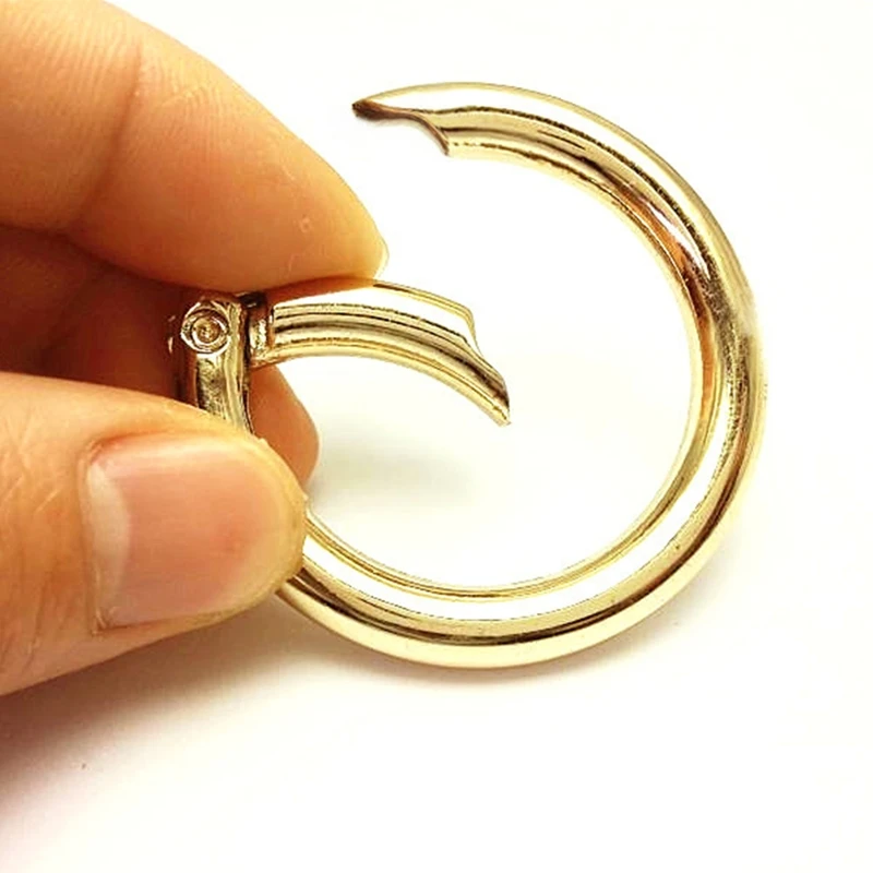 

New Fashion High Quality Bag Ring Woman Handbag Jewelries Accessaries DIY Trinket Pendant Key Ring Gold Silver Plated Wholesale