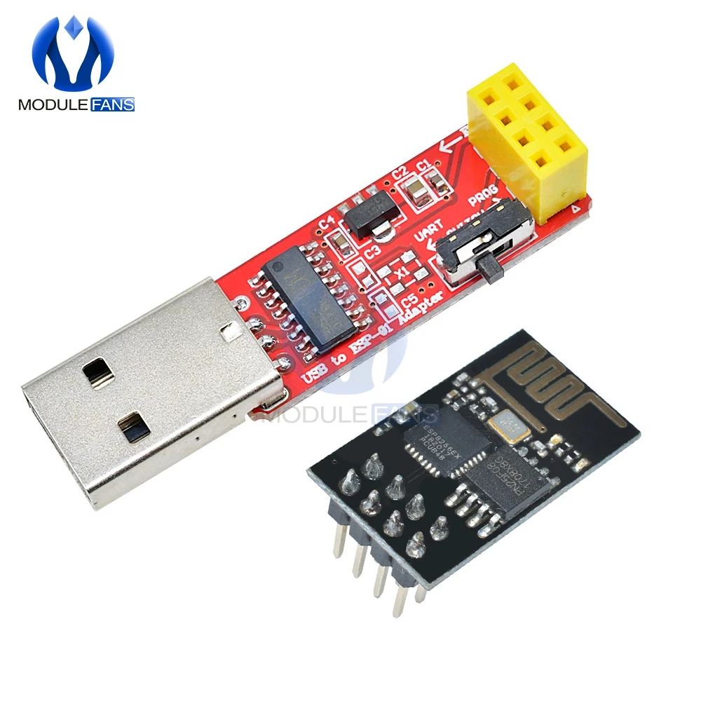 CH340 USB к ESP8266 серийный ESP-01 ESP-01S ESP01 ESP01S беспроводной Wifi разработчик плата модуль для Arduino программист адаптер