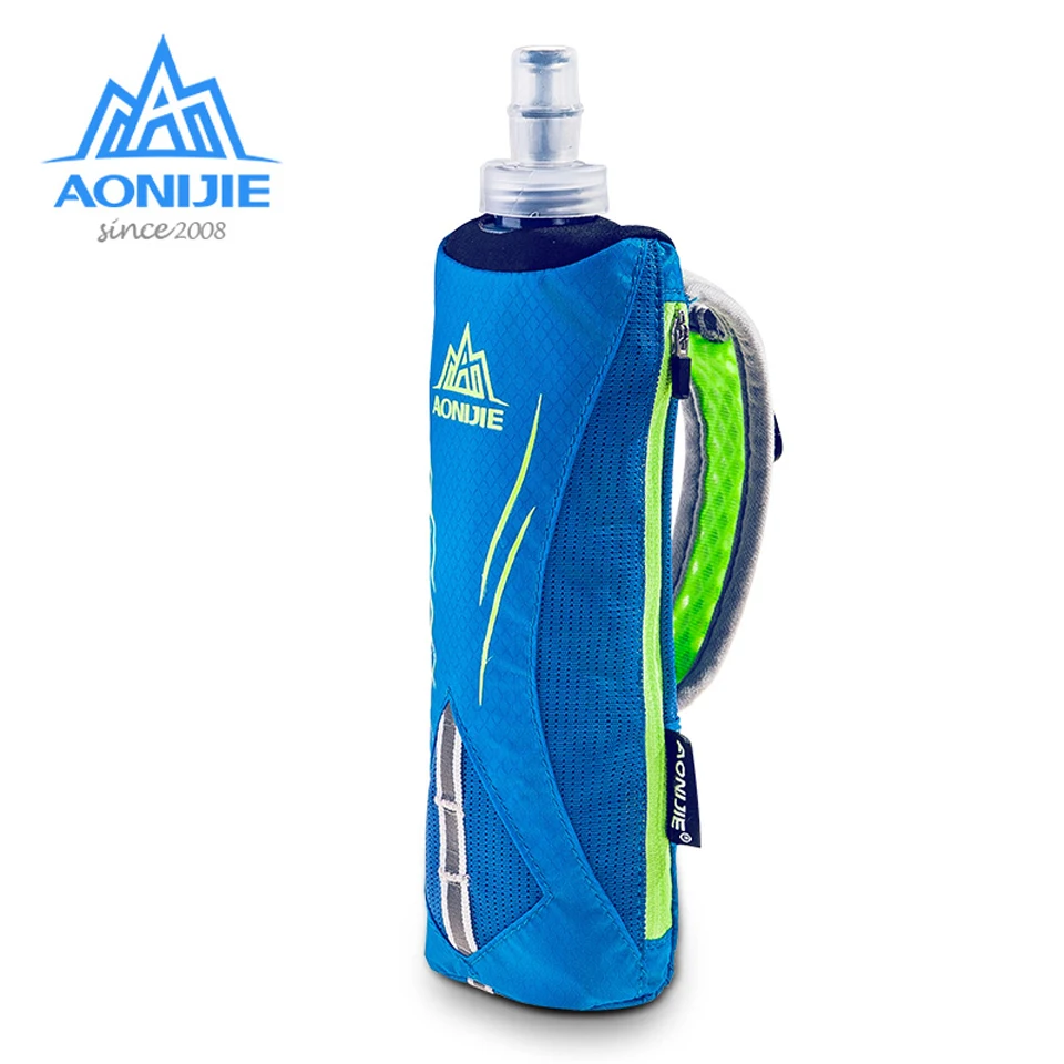 AONIJIE Hand-held Sport Kettle Pack With 500mL Soft Water Flask  Waterproof Marathon Running Phone Bag For 5.5 Inch Phone 4