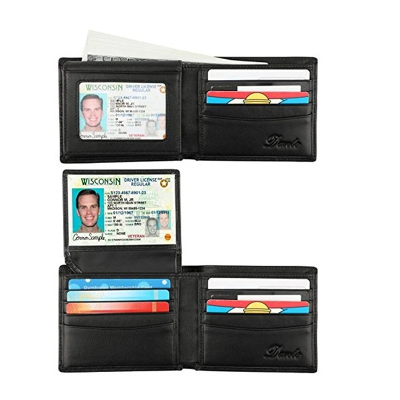 Vintage Leather Men Wallet for Credit Cards Business Card Holder For Men Wallet Male Purse billetera hombr