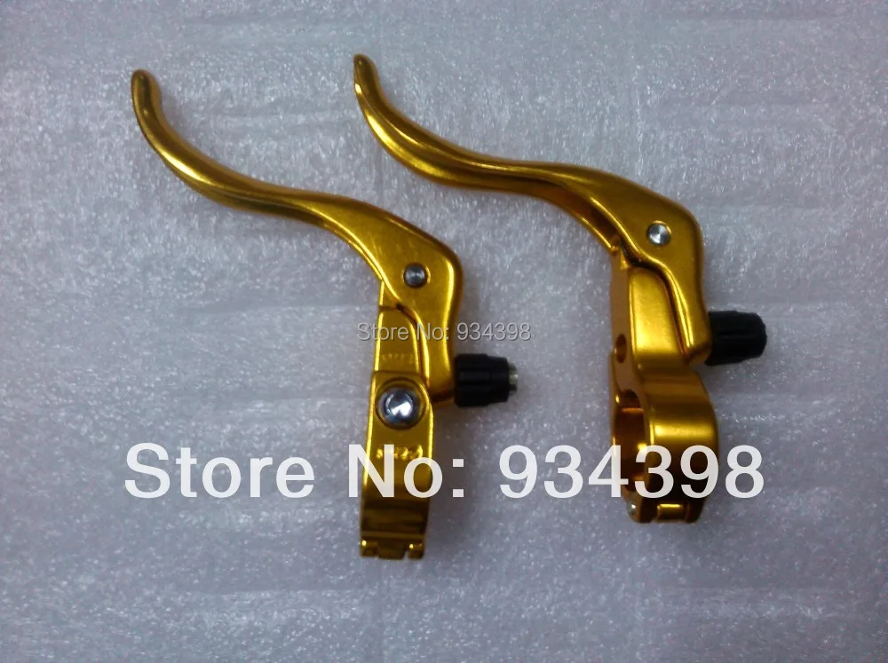Ultralight Cold Aluminumm Brake Lever For Road Bike, Hinged Clamp Design/anodized Gold