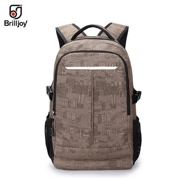 

Hot Sell Waterproof Men's thick canvas shoulders package backpack Laptop Backpack School Bag Men Brand Travel Bags Women