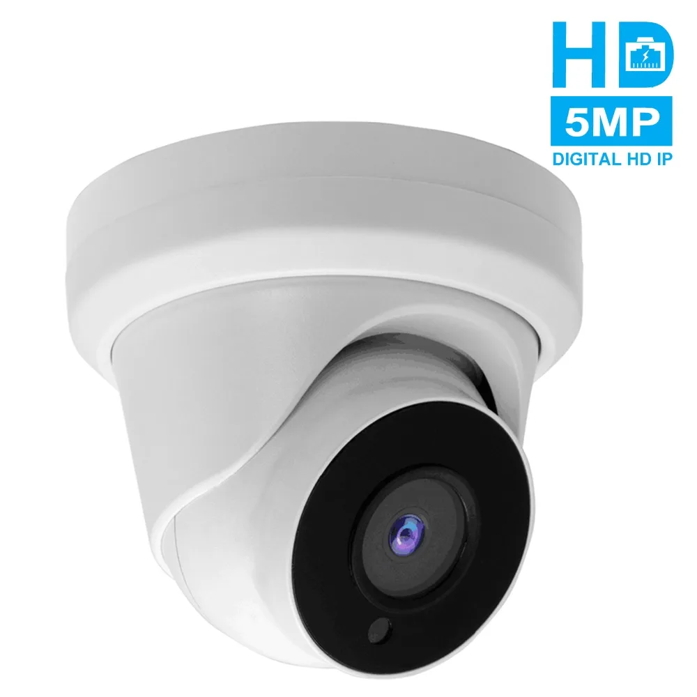 

Anpviz PoE IP Camera 5MP Dome Security Outdoor Surveillance Camera H.265 15m IR Night version 6pcs LED Plug & Play Hikvision NVR