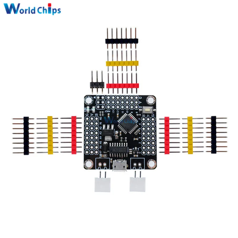 Плата микроконтроллера CH340 CH340G TTL USB NANO V3.0 3 0 Atmega328 Atmega328P Pro мощный модуль плата