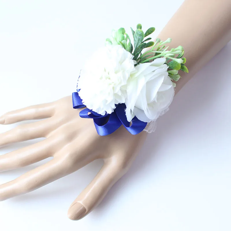 Wrist Corsage Bracelet wedding bridesmaid wrist flower  (22)