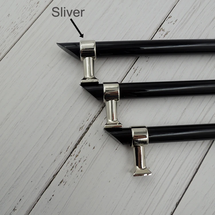 Черная акриловая ручка для шкафа и ручки комода выдвижная ванной комнаты с