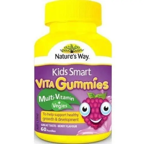 Natures way BIOGLAN Детские витаминные помадки мультивитамины+ 60 фруктов и овощей x2шт