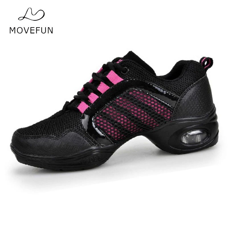 MoveFun Brand 2017 Latin Dance Shoes Woman Sneakers Modern Dance Jazz Sports Feature Soft Outsole Breath Shoes zapatos baile-14