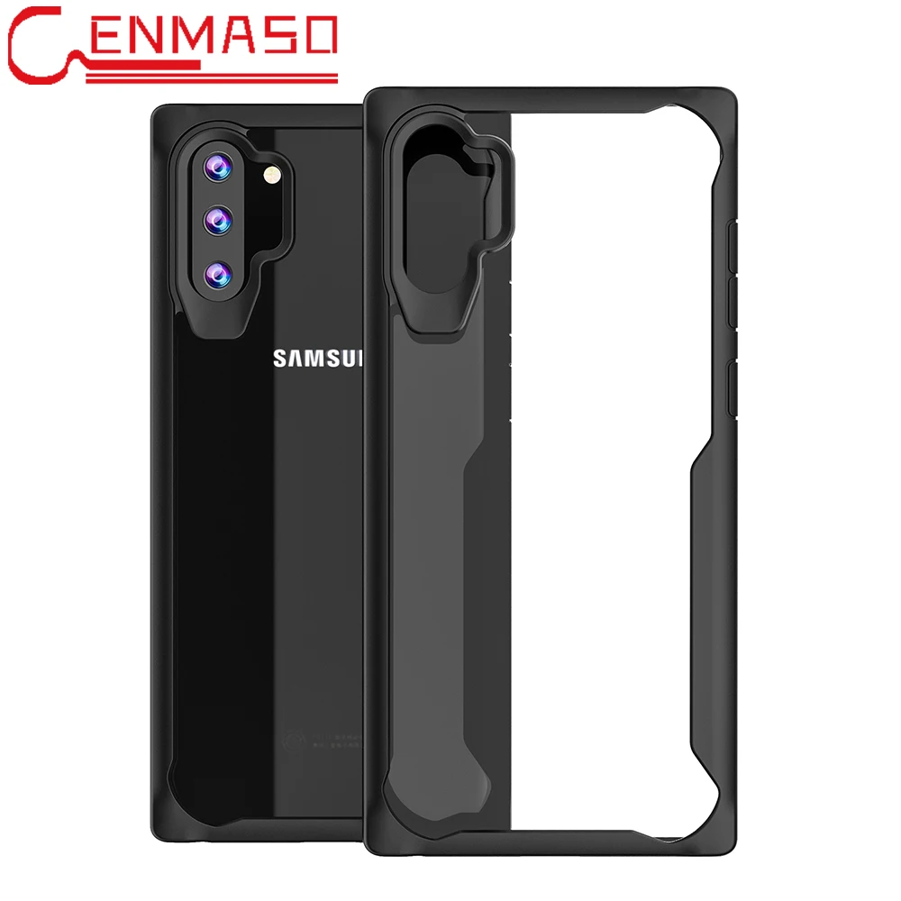 

For Samsung Note 10 Pro Case HD Transparent Cover for Samsung Galaxy Note 8 9 10 S8 S9 Plus S10 Lite A5 A7 A8 2018 Back Case