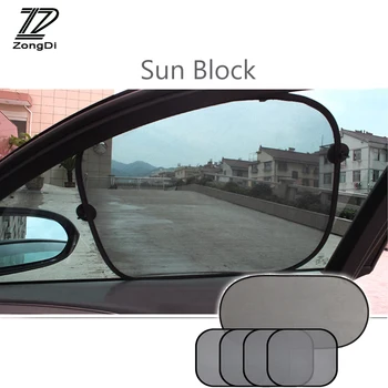 

ZD Car Sun Shade Sun Protection Net For Peugeot 206 207 307 308 407 Fiat 500 punto Kia rio ceed sportage 2017 cerato accessories