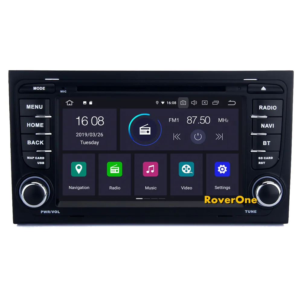 Clearance RoverOne For Audi A4 S4 RS4 8E 8F B6 B9 B7 Android 9.0 Autoradio Car Multimedia Player Radio Stereo GPS Navigation Head Unit DVD 5