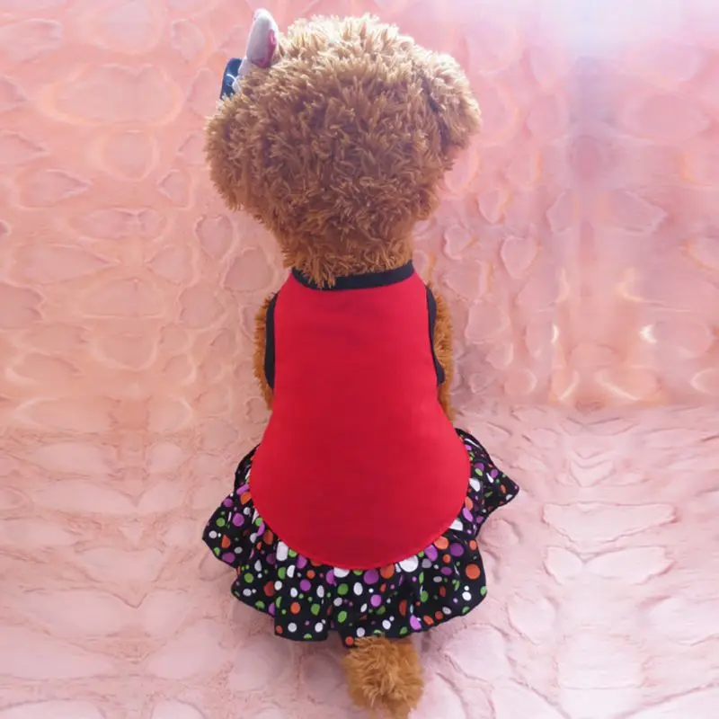 

Autumn Winter Puppy-Clothes Small Pet Dog Pet Small Dog Clothes for Girls Summer Love Hearts Dress Dog Clothes For Dogs Hot