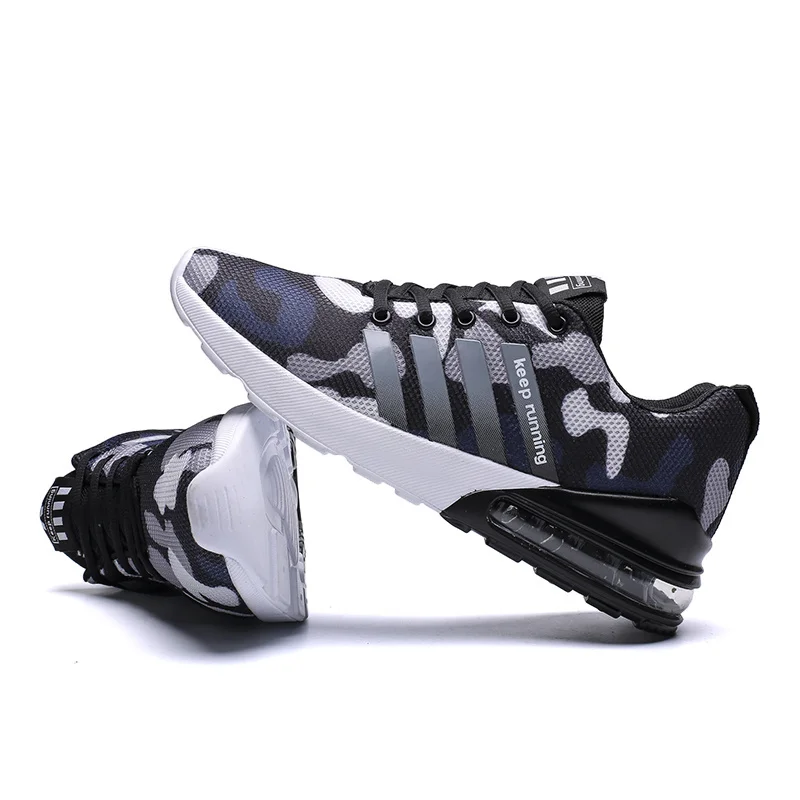 Для мужчин спортивные легкие кроссовки Для мужчин воздушные кроссовки дышащие сетчатые открытый Прогулочные спортивные туфли мужской обуви на платформе больших Размеры 39–46