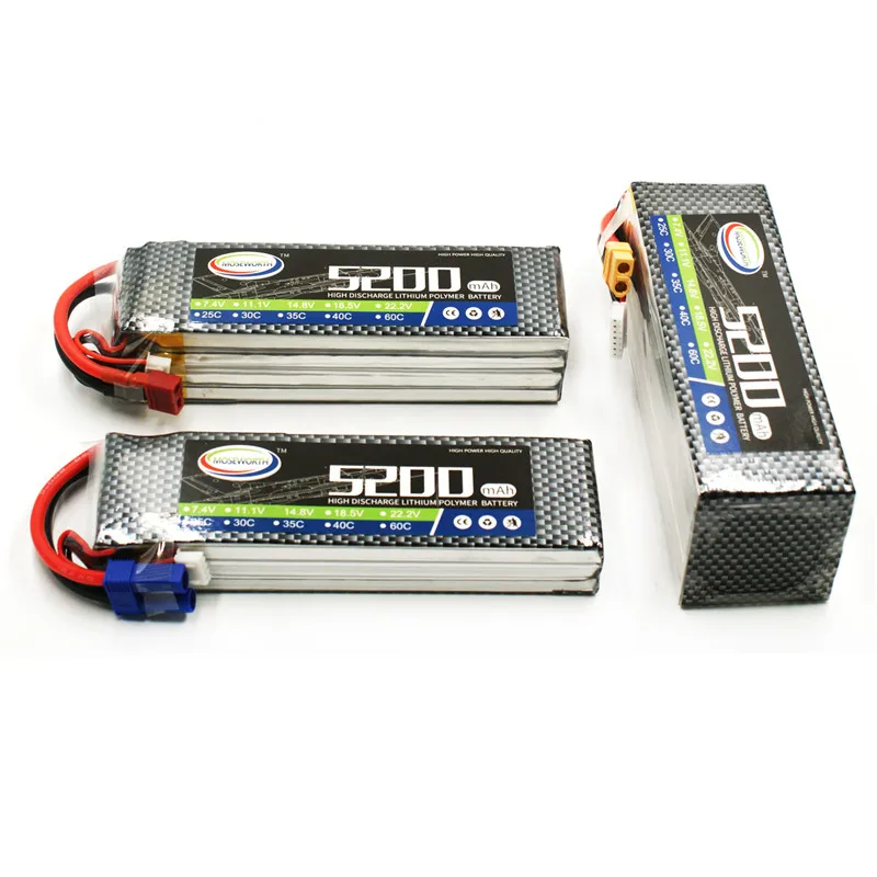 Новые аккумуляторы 3S 11 1 V 5200mAh 25C RC LiPo батарея для Самолет автомобиль вертолет Дрон
