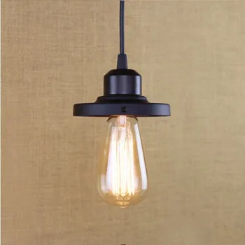

Painting Style Loft Industrial Pendant Lights with Iron Lampshade Vintage Lamp Lamparas Colgantes for Bar Home Lighting Decor