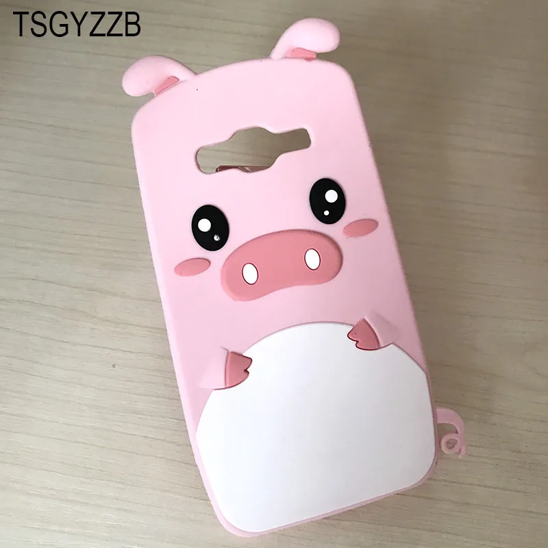 

Funny Cartoon Pig Pattern Phone Case For Samsung Galaxy J5 2016 Cover Grand Prime Soft Silicone 3D Cute Back Case J2 Prime G532F