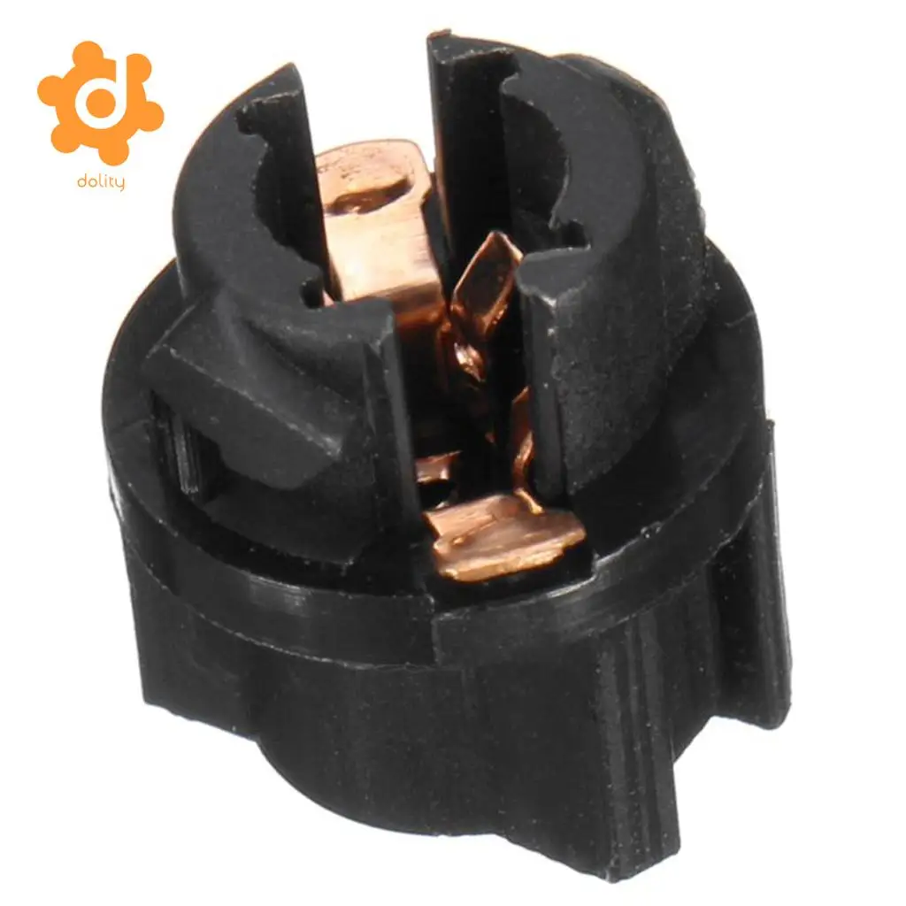 Baoblaze 10 Pieces T5 Twist Socket Car Instrument Panel Cluster Bulbs Lamp Holders
