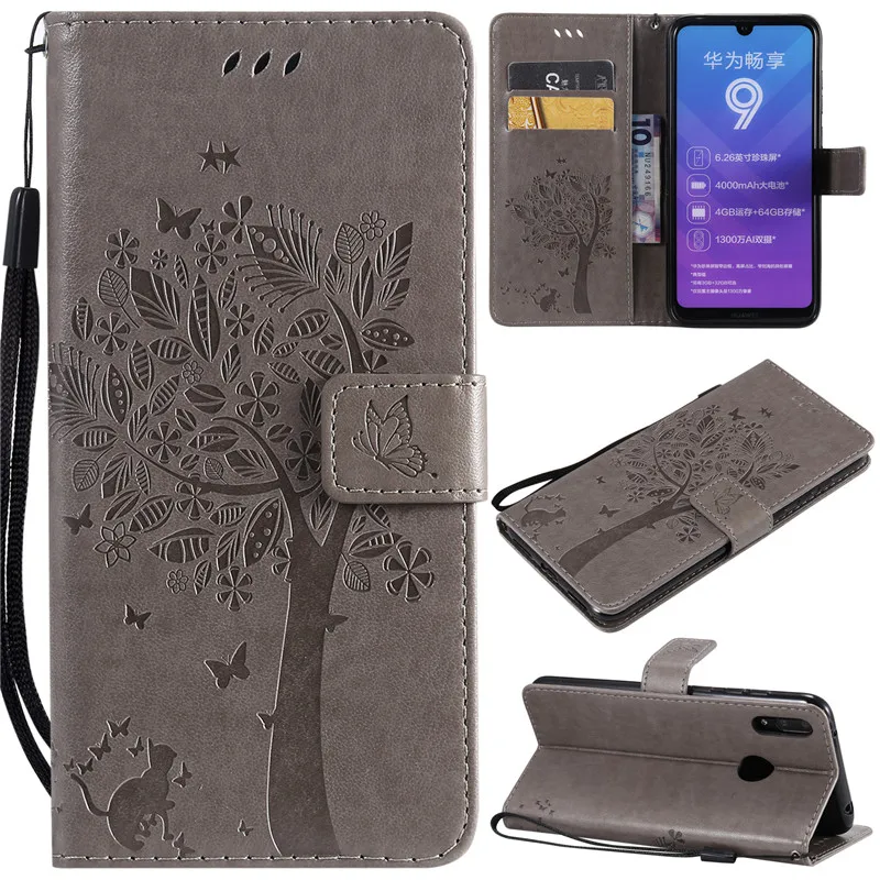 For Huawei Y7 Pro 2019 Case Y7Pro Cover Luxury PU Leather Phone Y 7 Flip | Мобильные телефоны и аксессуары