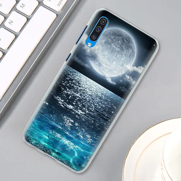 Space Love солнце и луна звезда рисунок чехол КРЫШКА ДЛЯ samsung Galaxy A30 A40 A50 A70 A6 A8 плюс A7 A9 M30 чехол для телефона Coque - Цвет: 01