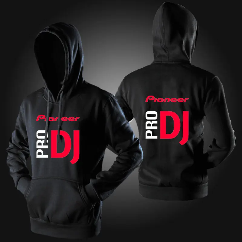 DJ музыка толстовки Мужская толстовка унисекс на заказ pioneer pro мужская хлопковая