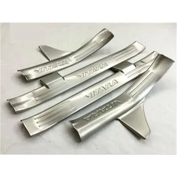 

4PCS/set Stainless steel Door Sill For Suzuki Vitara 2015 2016 2017 scuff plate Door pedal Car Accessories Car-Styling