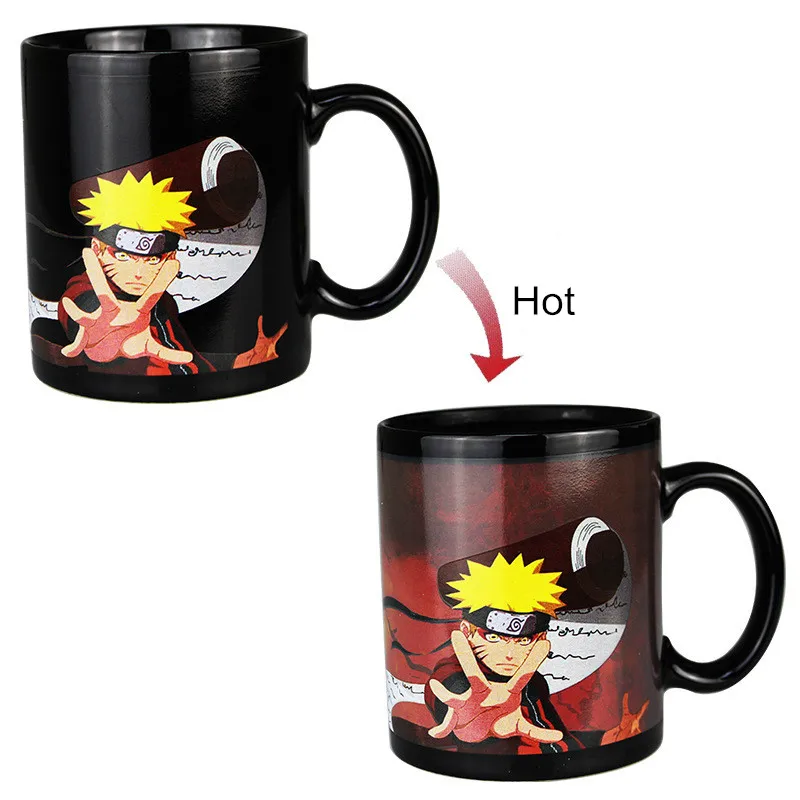

Anime Coffee Mugs Naruto Cups and Mugs Ceramic Hot Color Change Mark Creative Drinkware