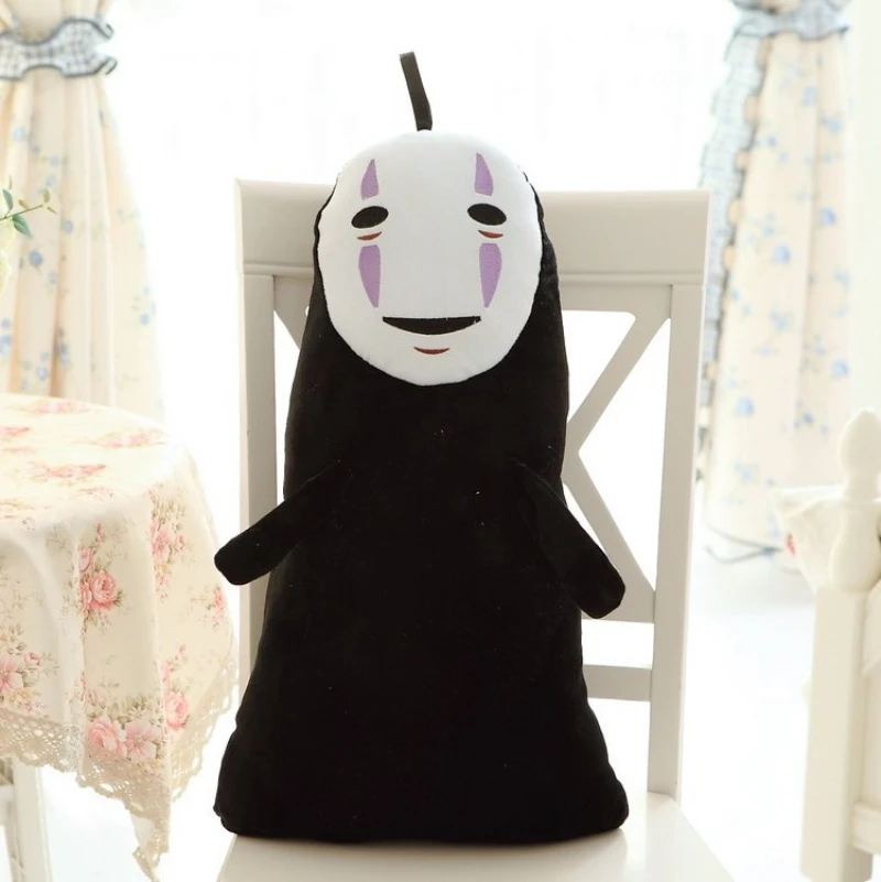 1 Pcs 60CM Studio Ghibli Spirited Away Kaonashi No Face Faceless Cosplay Plush Toys