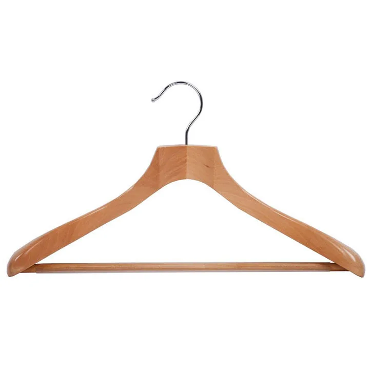 плечики для одежды. вешалка attache анатомическая с перекладиной лотос dl0883. орех. деревянная вешалка. плечико для одежды дерево.