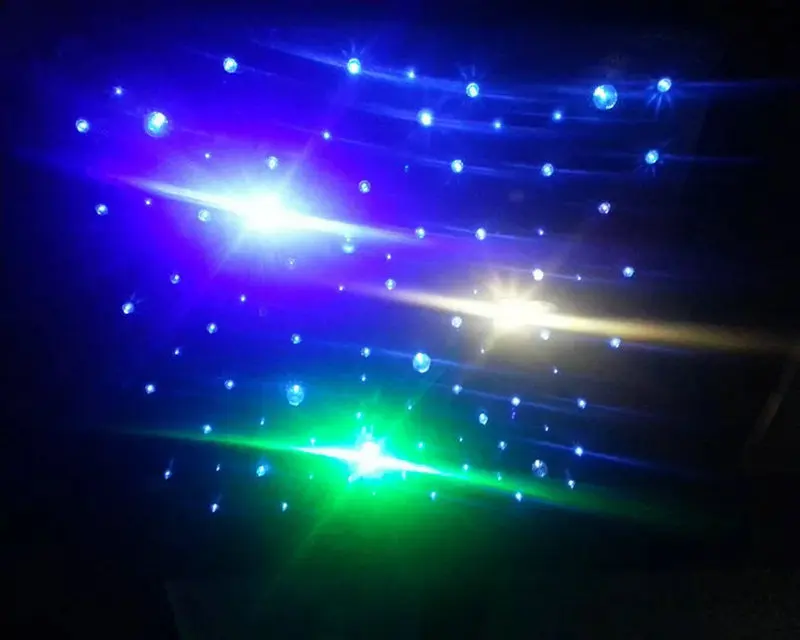 32 Вт RGB волоконно оптисветильник свет двигатель Мерцающая стреляющая звезда