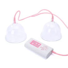 ホット電気胸の拡大デバイス真空ポンプカップ乳房マッサージ強化カッピング機乳首拡大楽器(China)
