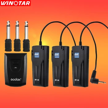 

Godox 16 Channels Wireless/radio Studio Flash Trigger with Receiver Set Rt-16 for Canon Nikon Pentax Fuji Samsung SONY Camera