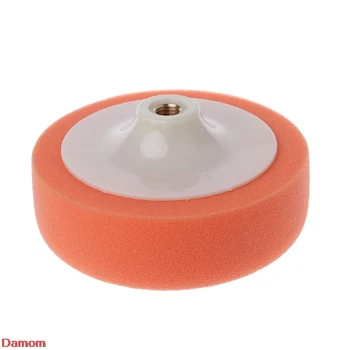 

6 Inch 15cm Auto Car Polishing Buffing Polishing Pad Sponge Wheel Waxing Orange