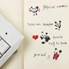 1PC mignon Panda 3D bulle autocollant décoration décalcomanie bricolage journal Album Scrapbooking Kawaii papeterie ► Photo 3/6