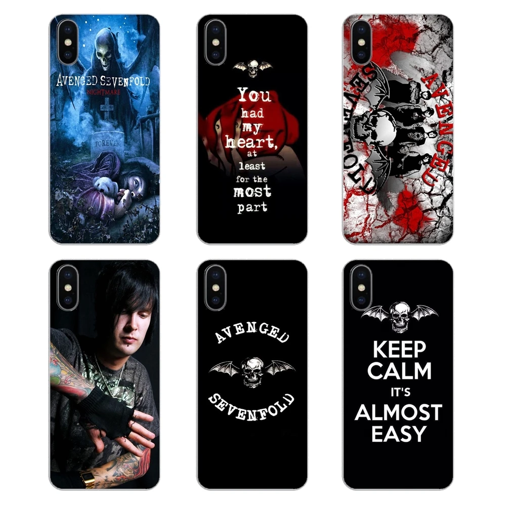 For Xiaomi Mi A1 A2 5X 6X 8 lite SE Pro Max Mix 2 2S 3 Mi5 Mi5S NWOAHM Avenged Sevenfold Metal band Quote Logo Phone Shell Cover |