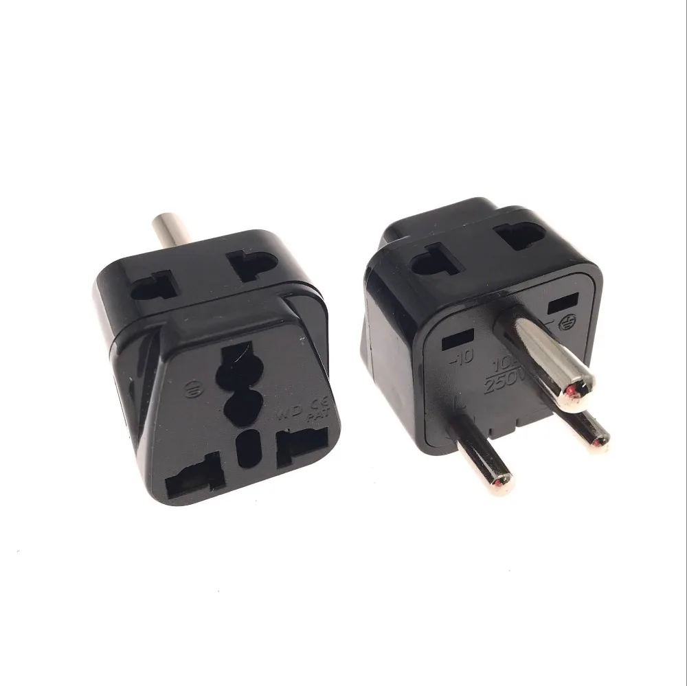 

Small South Africa Mauritius Male To Female Universal US AUEU UK Italy AC Power Travel Adapter Plug Converter Wall Outlet Socket
