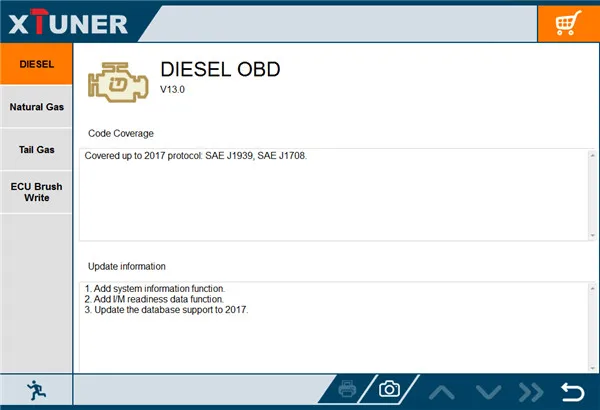 Xtuner T1 тяжелых грузовиков Авто Интеллектуальный диагностический инструмент Поддержка wifi xtuner T1 V13.1